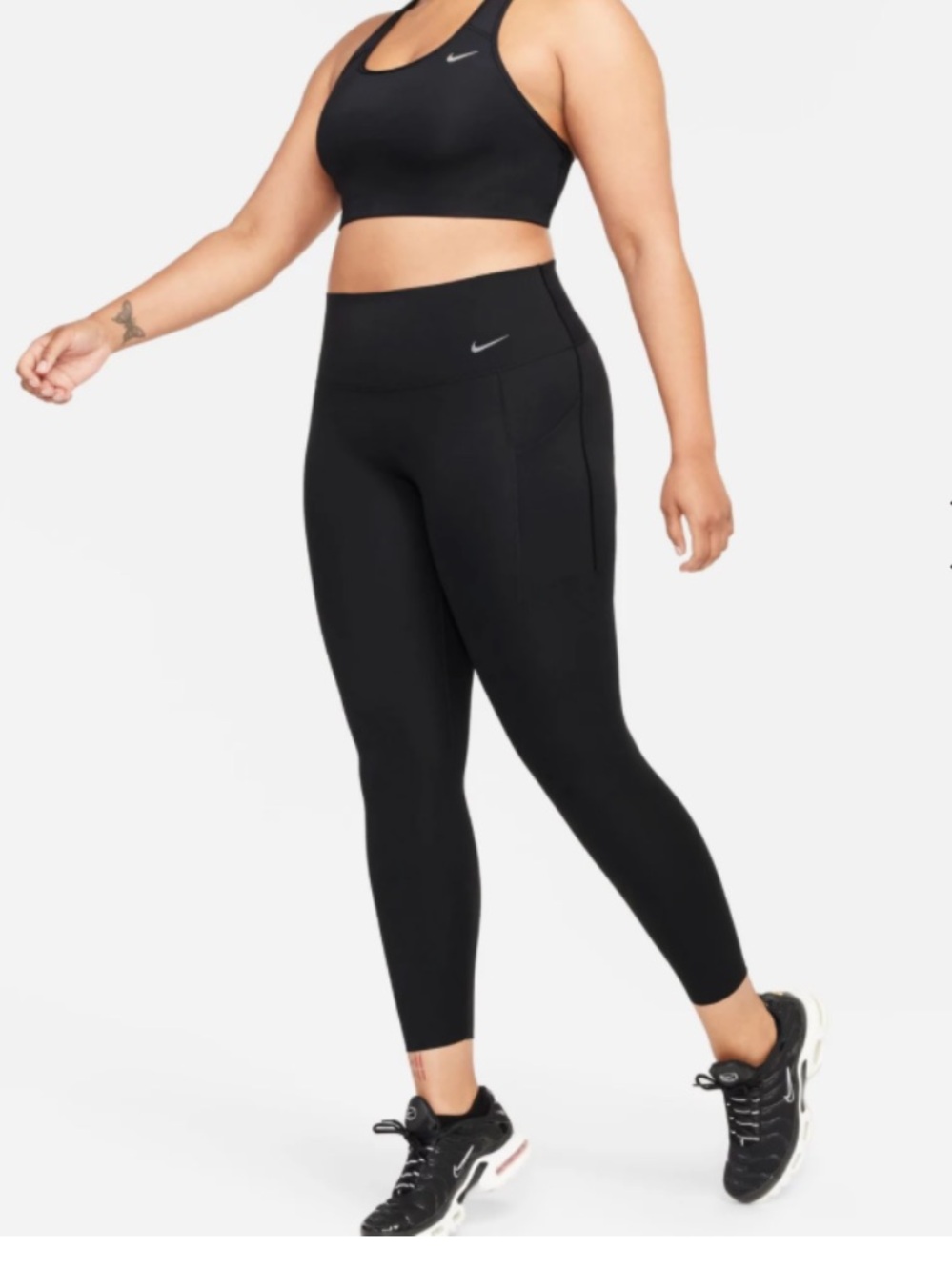 Nike Universa Black High-Rise Pocket Leggings for Women